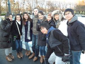 ILI students at ice rink